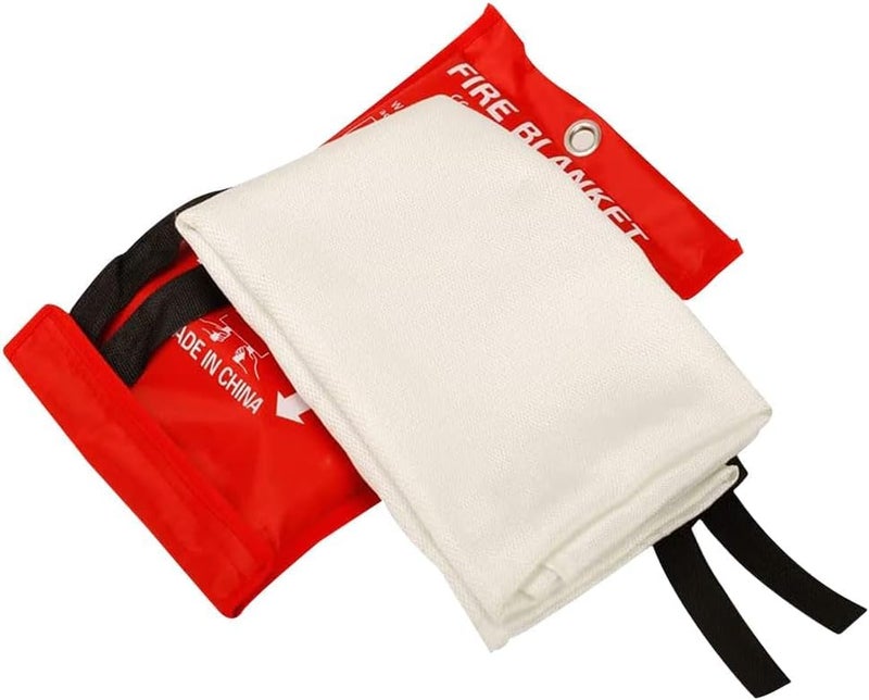 Fire Blanket 1.2m x 1.2m – Fire Safety Emergency Blanket for Kitchen, Home & Vehicle - Image 1