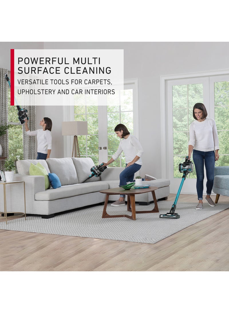 HOOVER Onepwr Blade Max Dual Cordless Vacuum Cleaner Machine, Up To 90 min Runtime, Antimicrobial Protection, Multi-Surface Cleaning, 2 Batteries 6 W CLSV-BPME Black/Blue - Image 2