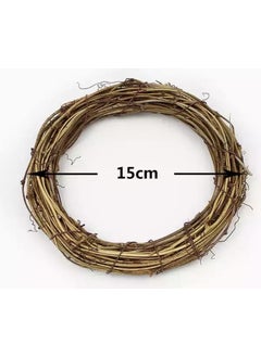 Ozan Tuhafiye Natural Bush Door Ornament Wreath 15 cm  - Image 2