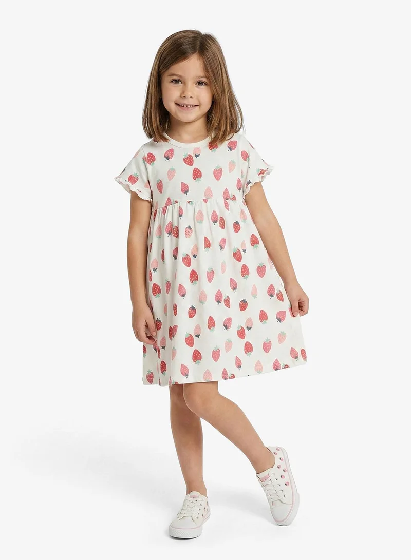 Pinata Strawberry Print Summer Dress