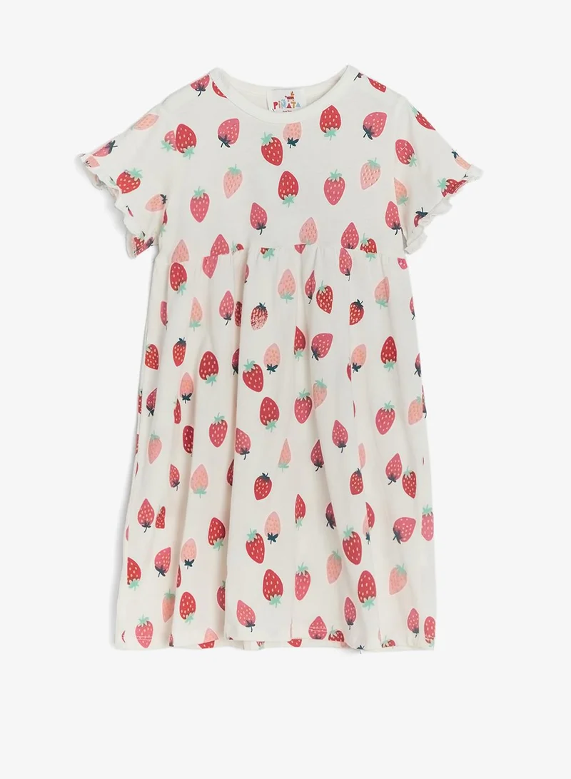 Pinata Strawberry Print Summer Dress