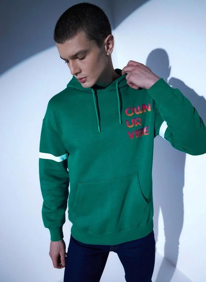 Hubberholme Green Sweatshirt For Men