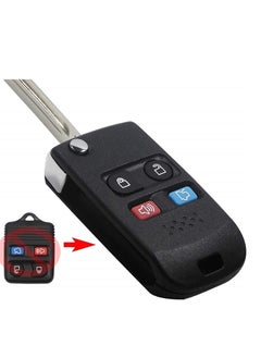 althiqahkey 4BTN Modified 4 Buttons Folding Remote Key Flip Shell For Ford Crown Victoria Escape Expedition Explorer Explorer Sport  - Image 1