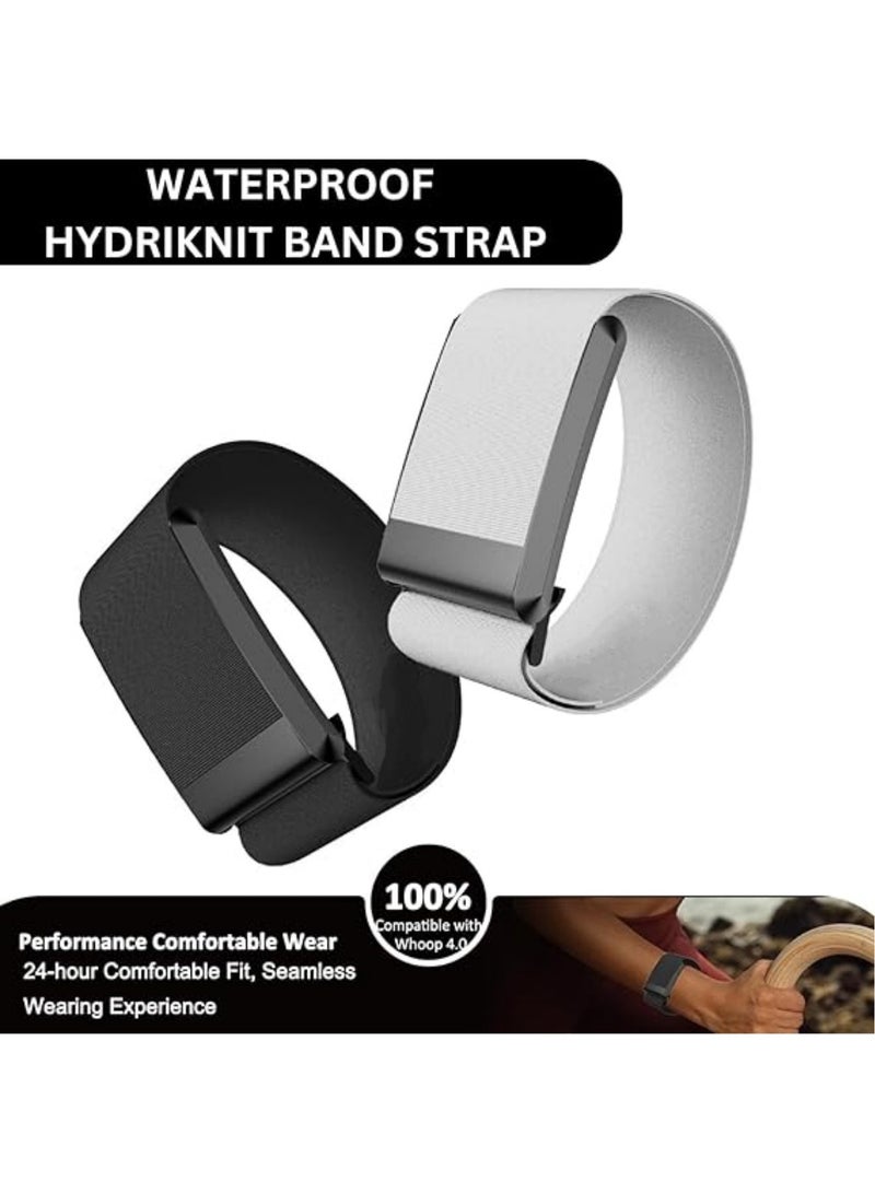 Aookay Wristband - Replacement Fast-Drying Nylon Band Compatible with WHOOP 4.0 - Stylish & Affordable Replacement Strap - Breathable Band Strap Including U Shape Connector (Light Gray) - Image 5