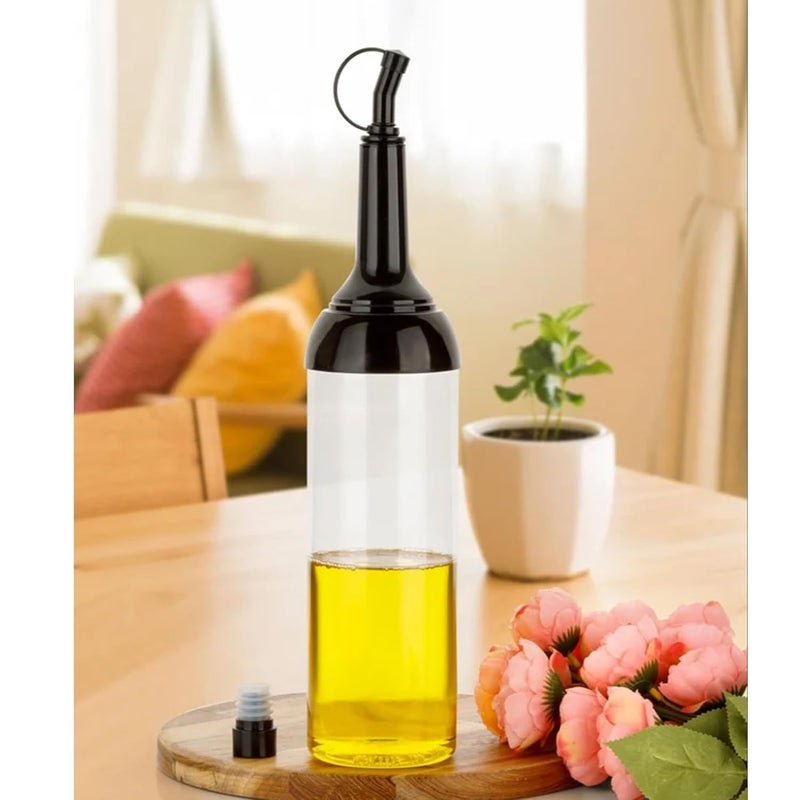 IDEAL PRIME Airtight BPA Free Plastic Oil Dispenser 1000 ml Silicone Brush Combo Set Plastic oil Stopper Oil Pourer Spatula Kitchen Tools Pack Of 2 - Image 2