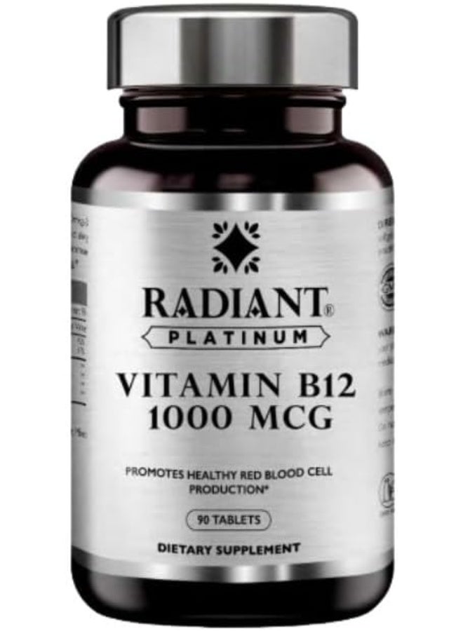 Vitamin B12 1000 Mcg Promotes Healthy Red Blood Cell Production Good For Energy Production 90 Tablets