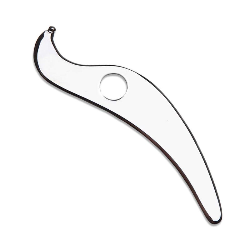 Allshow Gua Sha Tool - Medical Grade Stainless Steel Scraping Massage Tool, IASTM Tool for Relaxing Soft Tissue, Reduce Head, Neck, Back Pain - Image 1