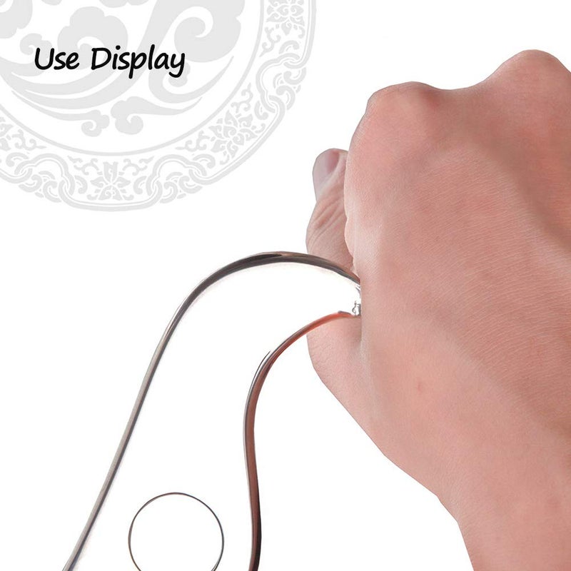 Allshow Gua Sha Tool - Medical Grade Stainless Steel Scraping Massage Tool, IASTM Tool for Relaxing Soft Tissue, Reduce Head, Neck, Back Pain - Image 4