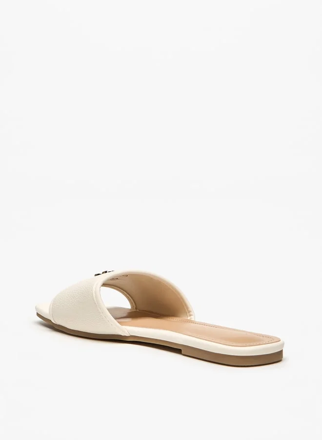 فلورا بيلا من شو إكسبرس Logo Accent Slip-On Sandals