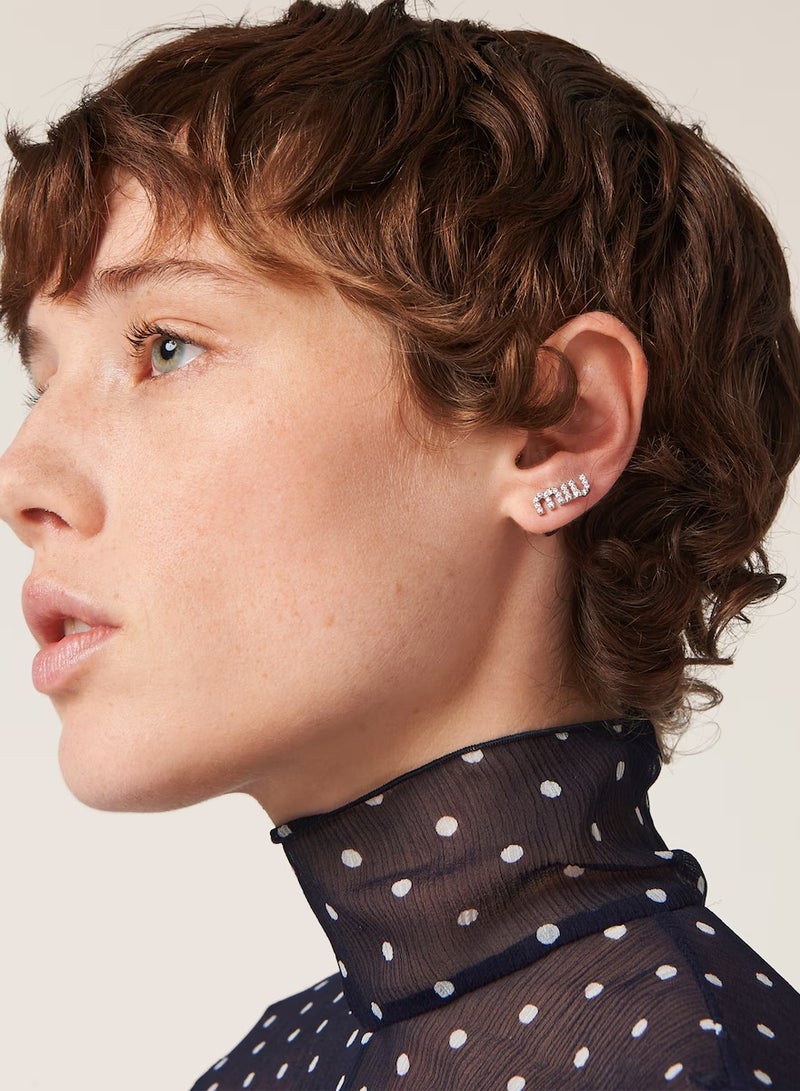 مياو مياو أقراط معدنية - فضية - Image 4