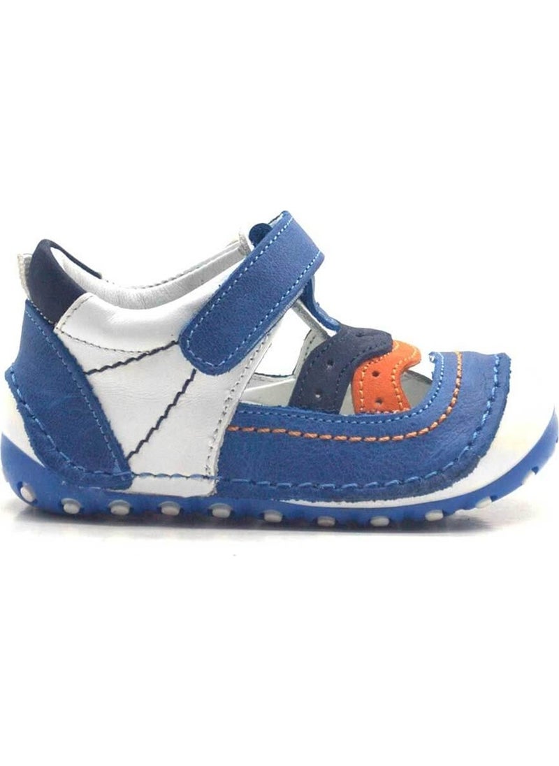 Leather Blue Velcro Baby Boy First Step Shoes - pzsku/Z34ACD745A6429A8929B1Z/45/_/1726565630/8fc6464b-6f0a-4f3e-801c-5ed3431929d7