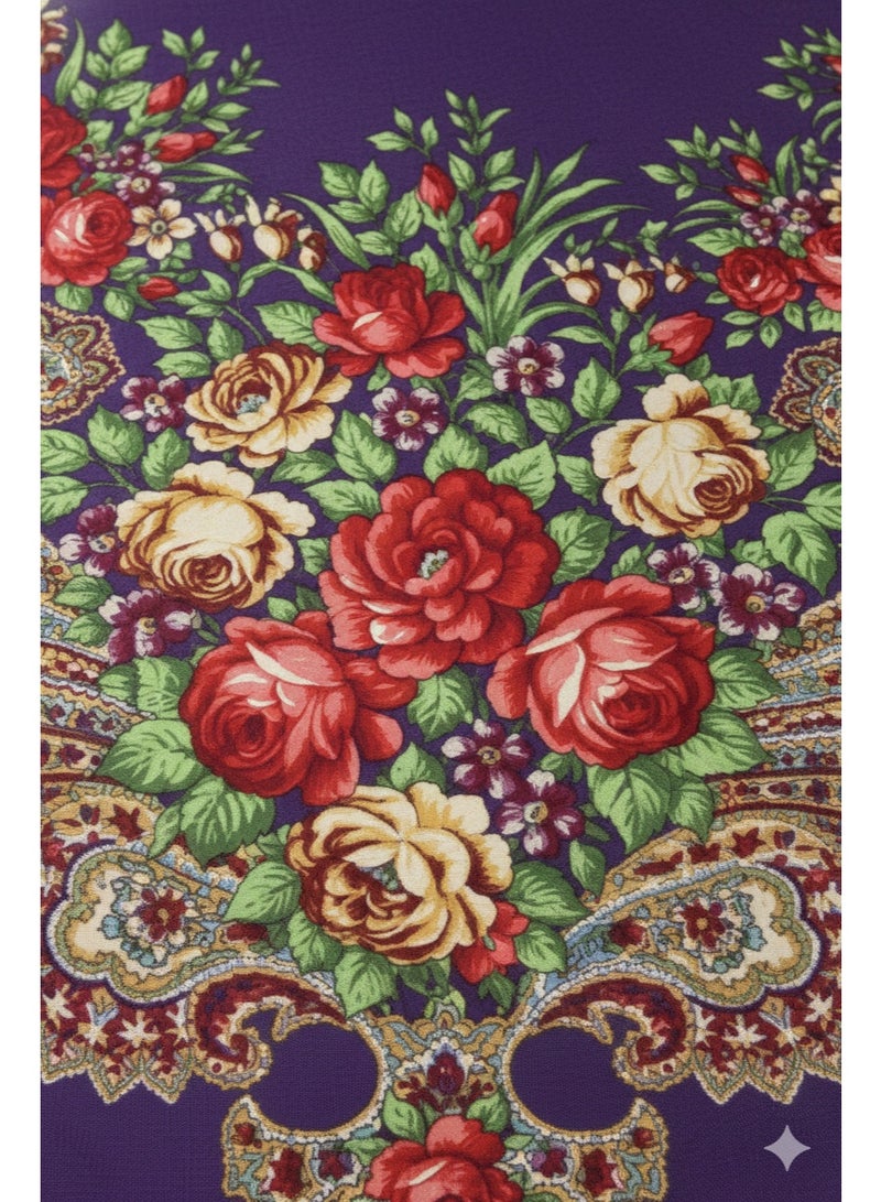 D'Daniela DDaniela-Eastern European Cotton Tassel Shawl - Image 4