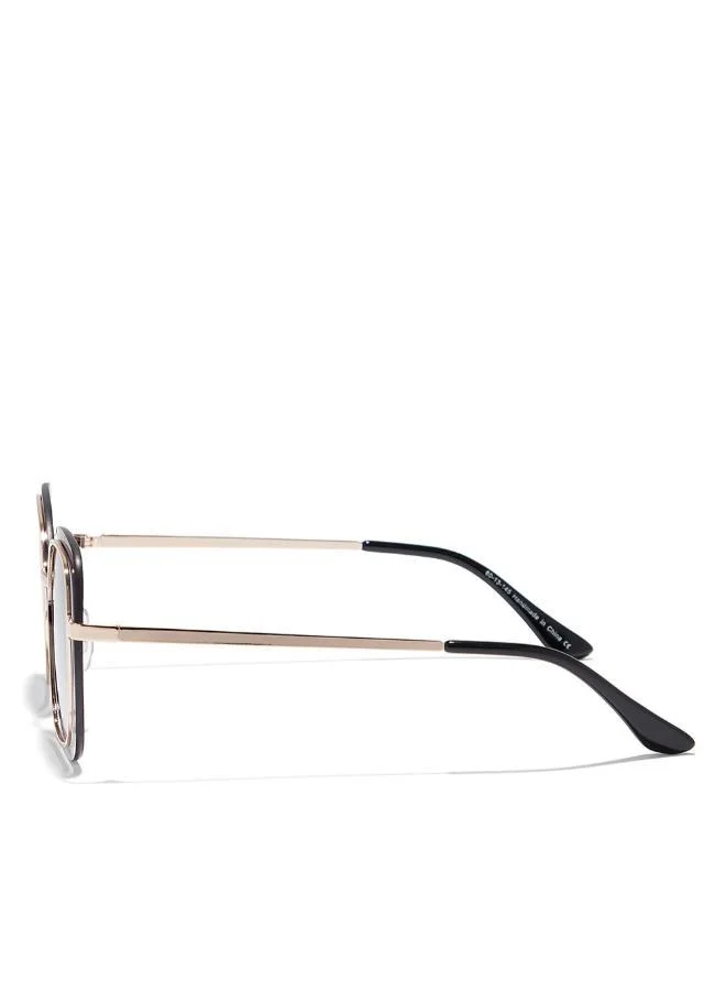 بلاك أوت Women's نظارة شمسية بلاك آوت ماري جين مربعة بإطار كامل للنساء