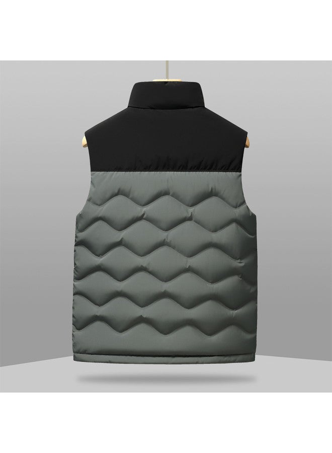 YaYa Sleeveless Vest Jacket Versatile Slim-fit Winter Warm Stand Collar Duck Down Vest - Image 2