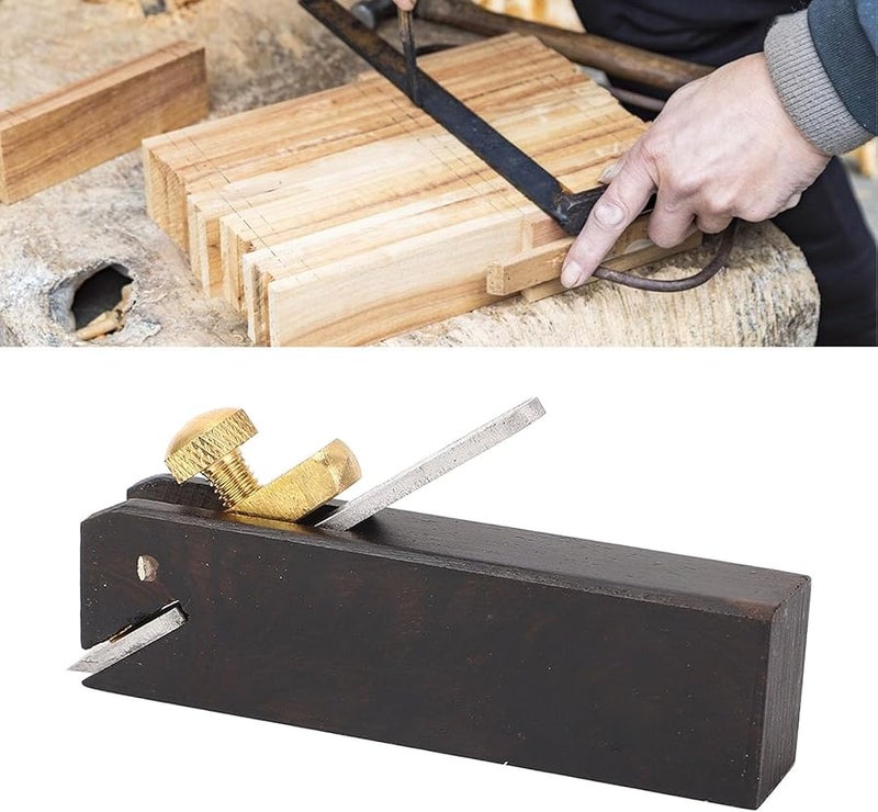 طائرة يد من خشب الأبنوس أداة نجارة مدمجة للتشطيب السلس والتشذيب - Image 4