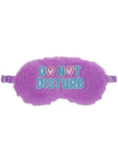 iscream iscream Bold Brights Satin-Lined Silky Fur Sleep Mask for Girls - Do Not Disturb 
