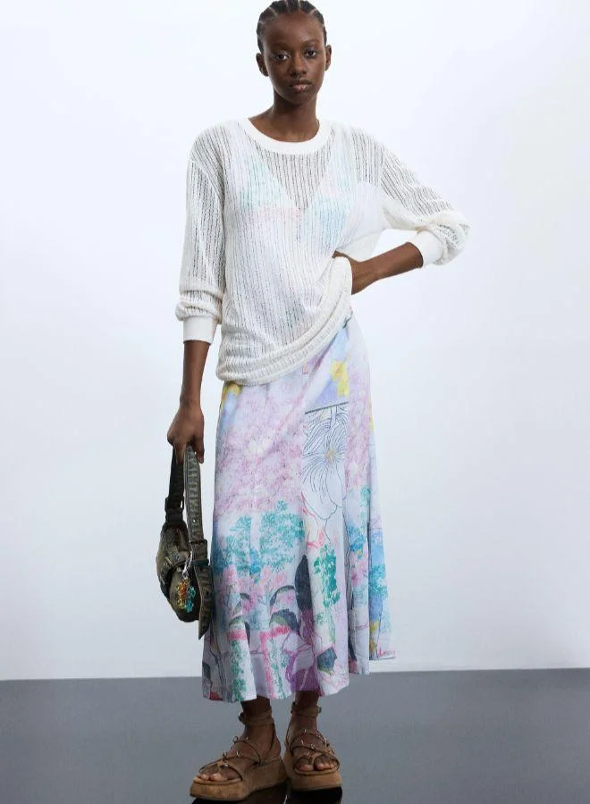 DESIGUAL 2-in-1 Printed Dress