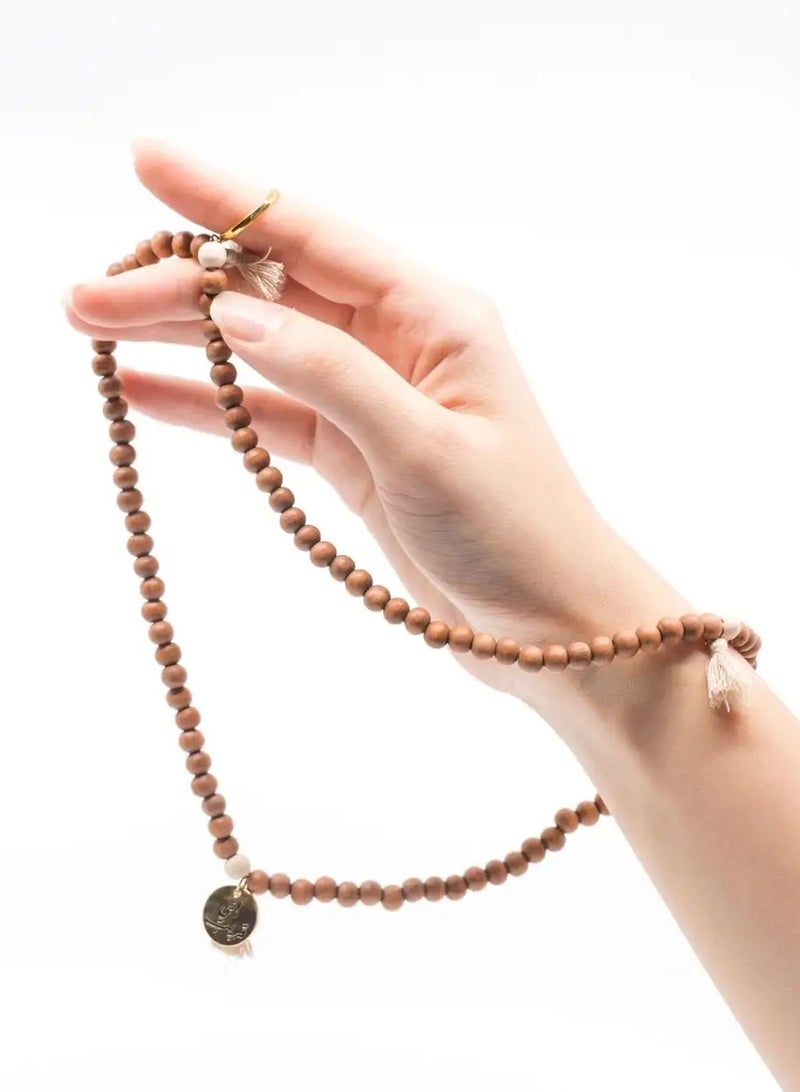 أم أم أيه من معدن الإنسان سبحة مصنوعة من الخرز - Image 4