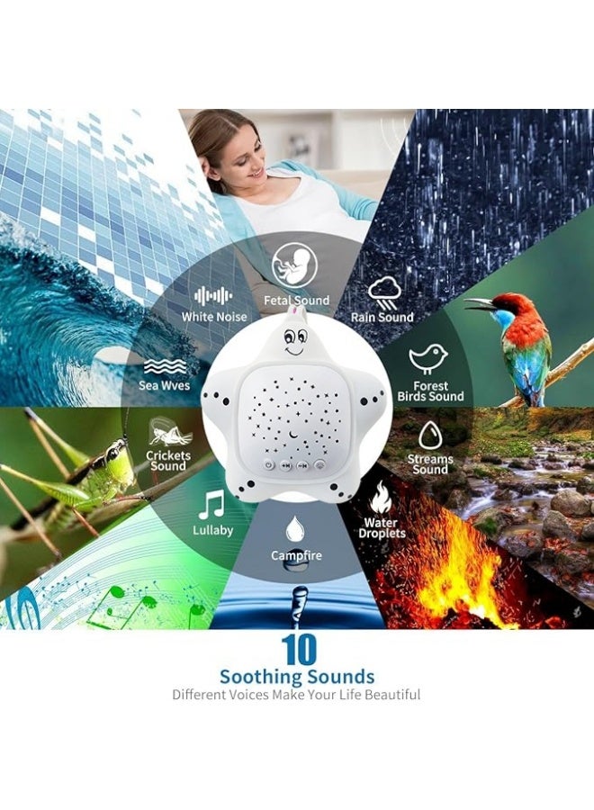 oldlaiben Baby White Noise Machine,Baby Sleep Sound Player,Portable Sound Machine for Baby Adult, Auto-Off Timer,USB Rechargeable,10 Soothing Sound,for Baby, Travel, Nursery and On The Go,Baby Gifts,Noise Canceling for Sleeping - Image 3