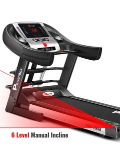 PowerMax Fitness Fitness Tdm-100M (4Hp Peak) Multi-Function Treadmill For Home Use With Massager 【Max User Wt. 105Kg | 6 Level Incline | Top Speed:14.8 Km/Hr | Spring Resistance】  - Image 4