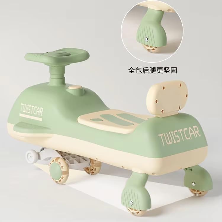 Leno Kids Push Car – Plasma Rocking Scooter with LED Light – Suitable for Boys & Girls Ages 2-6 – Indoor & Outdoor Use CA1 ( ) - Image 3