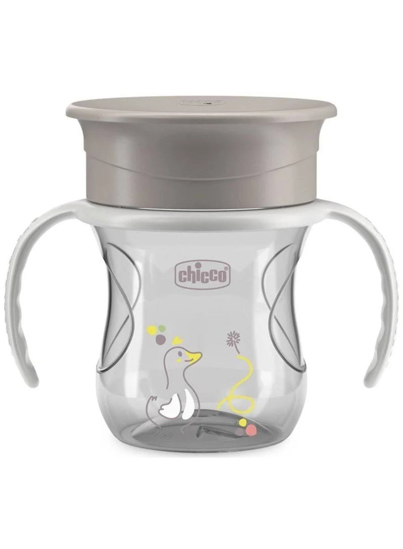 Chicco Mix & Match Perfect Cup 12m+ Grey 200ml - Image 1