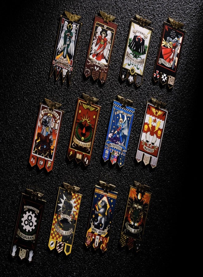 Starforged Space Marines Chapter Banner Collection Refrigerator Magnet Warhammer 40K-Black Templars - Image 2