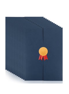 XiuWoo Certificate Holders 12 Pack Navy Blue for Award Diploma Holder Paper with Medal Covers Graduation Awards  - Image 1