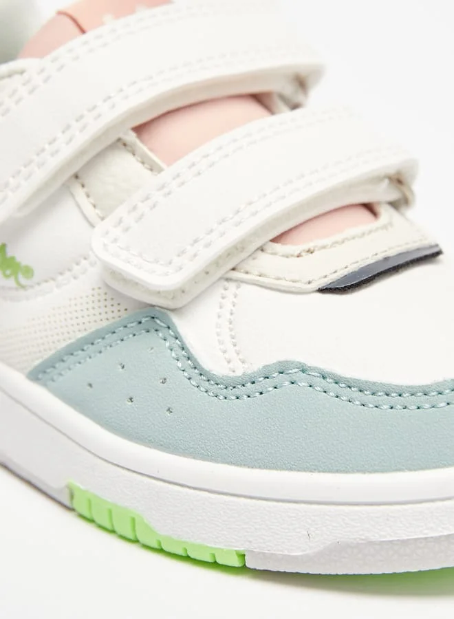لي كوبر Girls Colourblock Shoes with Hook and Loop Closure