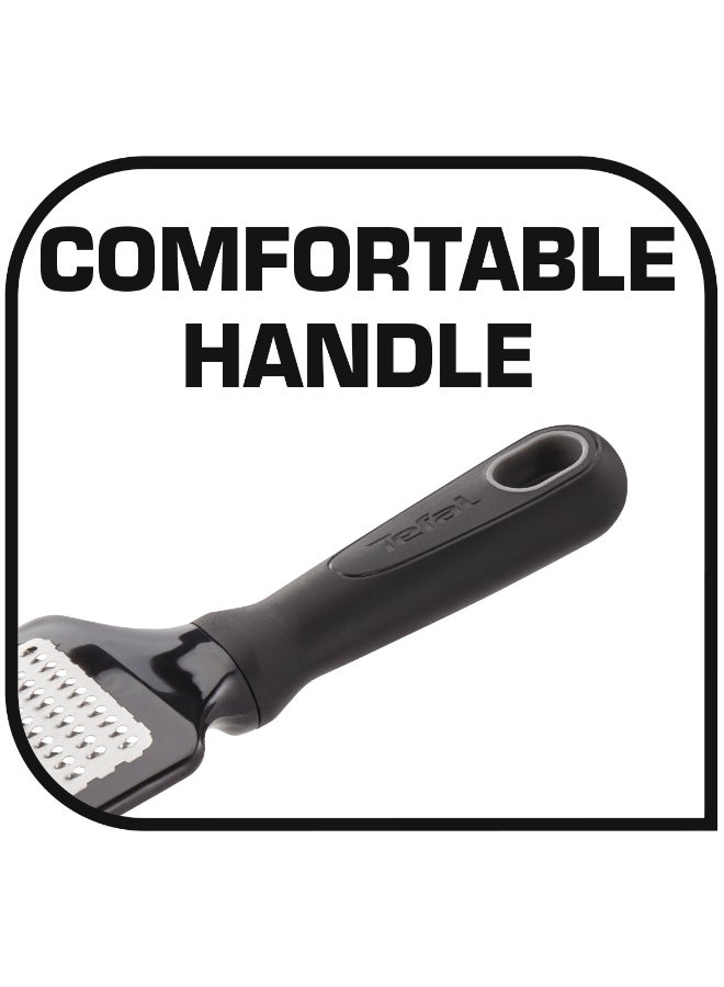 TEFAL Comfort Grater | Kitcken Tool | High-Heat Resistance | Scratch-Free for Cookware | Dishwasher-Safe | Ergonomic Design | Black | Stainless Steel | 2 Years Warranty | K1290714 Black 33x9x3cm - Image 5