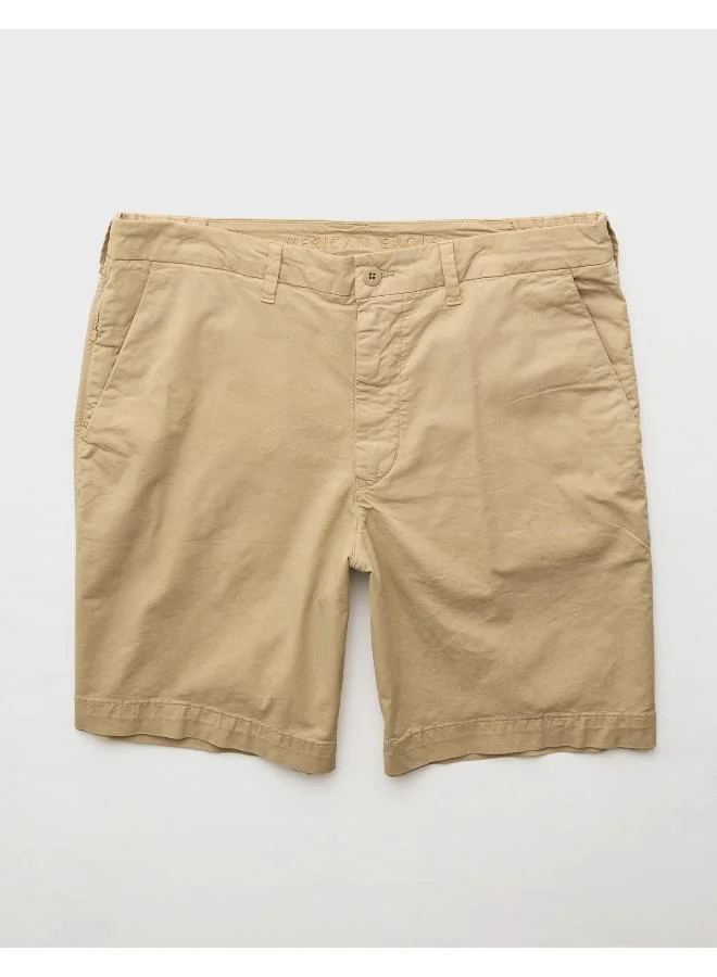 American Eagle AE Flex 9" Khaki Short