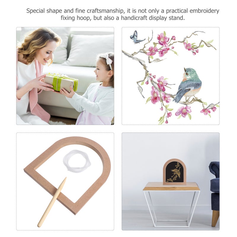 2 Sets Embroidery Embroidery Frame Display Rack - Image 2