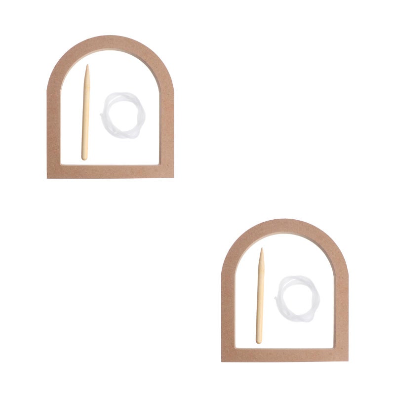 2 Sets Embroidery Embroidery Frame Display Rack - Image 1