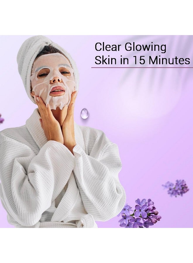 MAN CODE Mancode Lavender Facial Sheet Mask 25ml Smoothen Rough & Dry Skin Calming Firming Pore Reducing, Brightening and Enhances Daily Glow | Korean Sheet Mask for Men Women Sheet Mask Set Combo Pack of 3 - Image 5