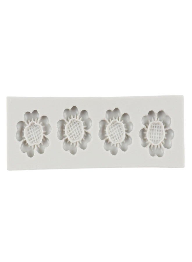 FCKEMLDS Sunflower Silicone Molds Sunflower Stamen Fondant Mold For Cake Decorating Chocolate Cupcake Topper Candy Polymer Clay Gum Paste Set Of 5 - Image 5