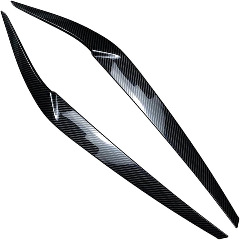 DEMULAX Carbon Fiber Headlight Eyebrow Trim for BMW 5 Series - Image 5