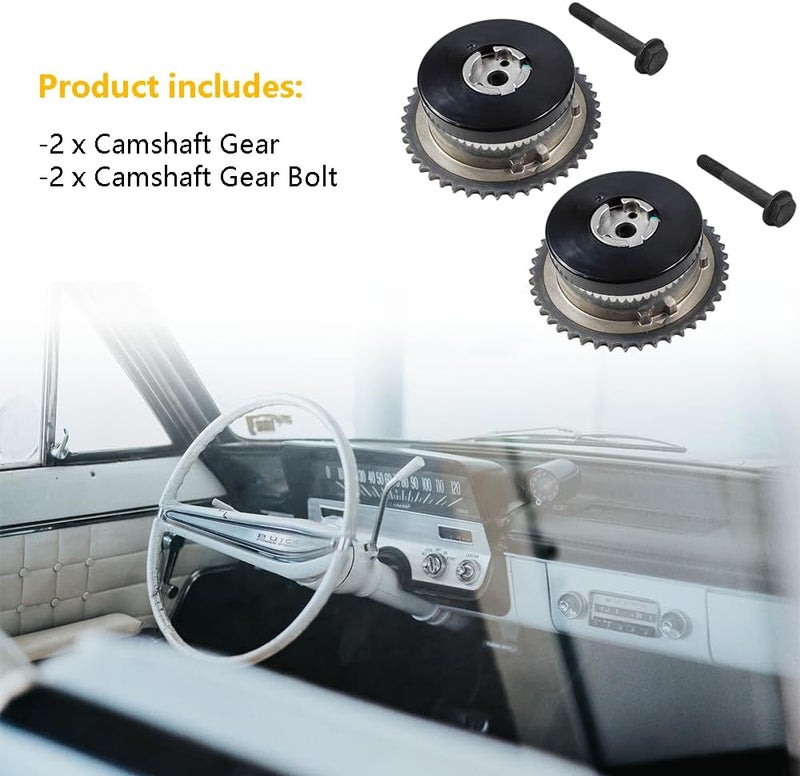 LLNSEAUTO Intake Exhaust Camshaft Sprocket Phaser Set - Image 4