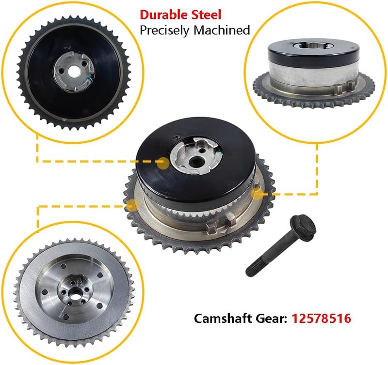 LLNSEAUTO Intake Exhaust Camshaft Sprocket Phaser Set - Image 2