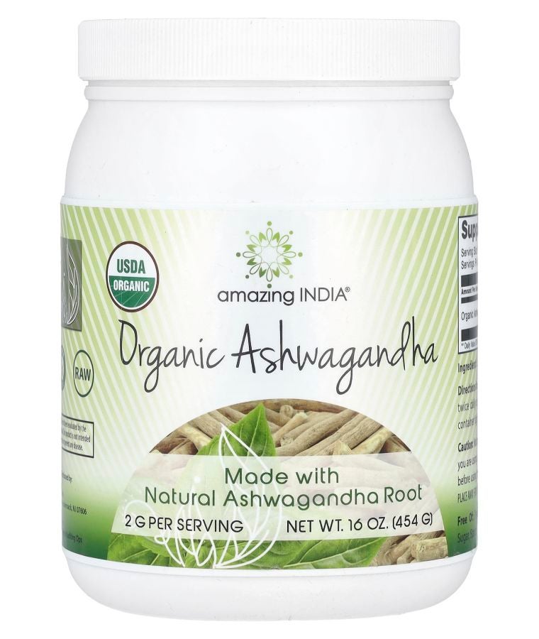 Organic Ashwagandha 16 oz (454 g)