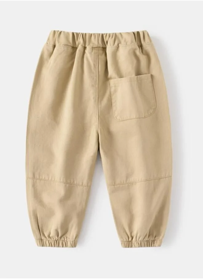 يونيكي Brown Regular Fit Mid Rise Solid Trackpant
