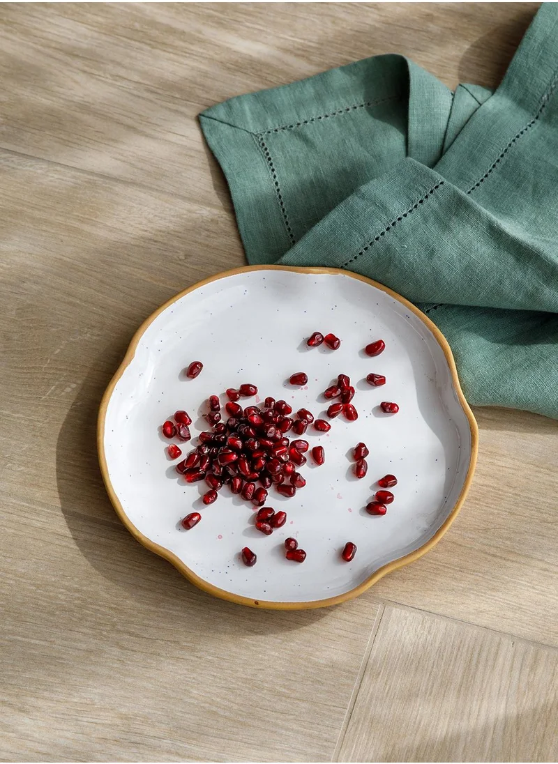 Curate Home Sky Side Plates White - Set of 4