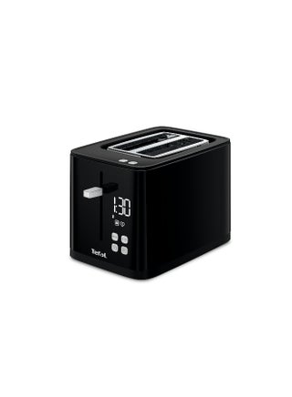 Toaster | SmartN'Light Digital Toaster | 2 Slots | 7 Levels of Toasting | Defrot and Reheat Functions | Settings Saving Function | Safe to Touch |   2 Years Warranty 850 W TT640840 Onyx Black