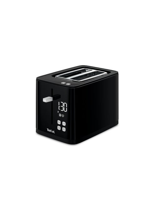 Toaster | SmartN'Light Digital Toaster | 2 Slots | 7 Levels of Toasting | Defrot and Reheat Functions | Settings Saving Function | Safe to Touch |   2 Years Warranty 850 W TT640840 Onyx Black