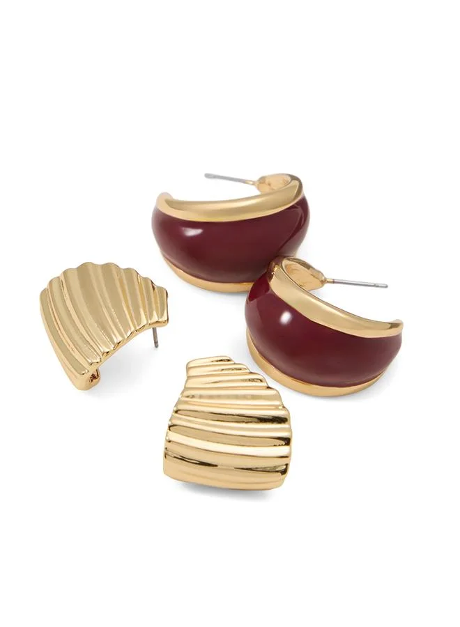Aurorria Ladies Red Earrings