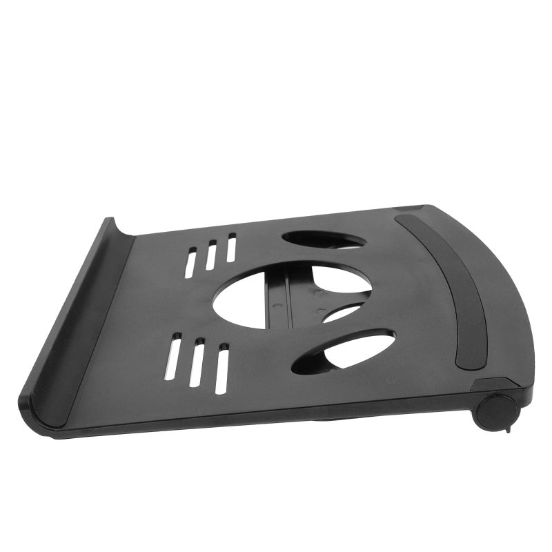 Adjustable Laptop Stand With Anti Slip Cooling Rack Computer Holder For Desk Office Home Black - Image 2