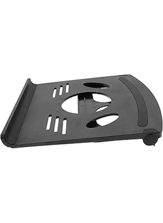 Adjustable Laptop Stand With Anti Slip Cooling Rack Computer Holder For Desk Office Home Black - Image 1