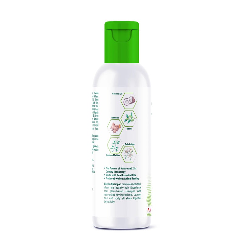 Sorion Shampoo for Collagen Boost with Coconut Oil and Pala Indigo Essential Oils, Herbal Repair for Damaged Hair, Gently Nourishing Scalp Treatment - Image 2