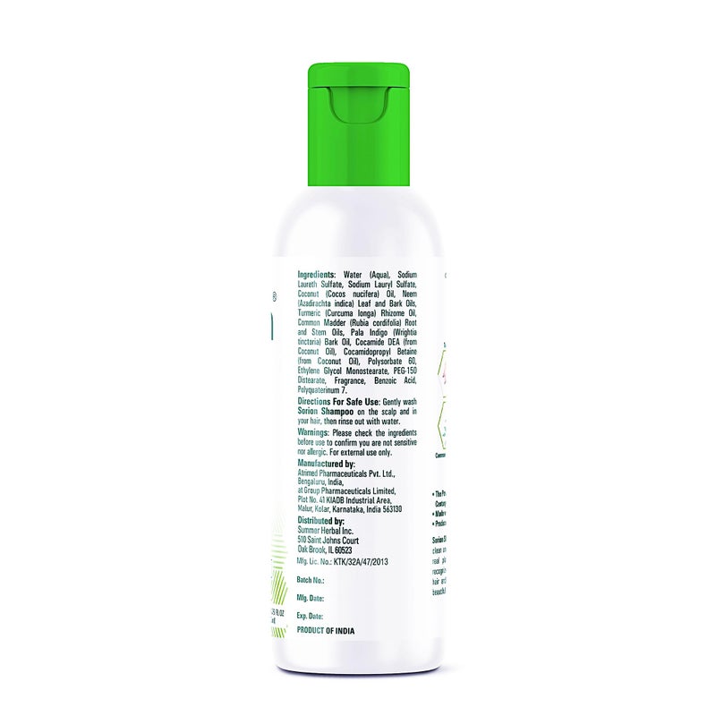 Sorion Shampoo for Collagen Boost with Coconut Oil and Pala Indigo Essential Oils, Herbal Repair for Damaged Hair, Gently Nourishing Scalp Treatment - Image 3
