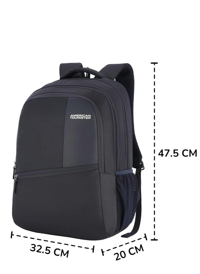 AMERICAN TOURISTER American Tourister Valex 28 Ltrs large laptop backpack with bottle pocket and front organizer- black  - Image 4