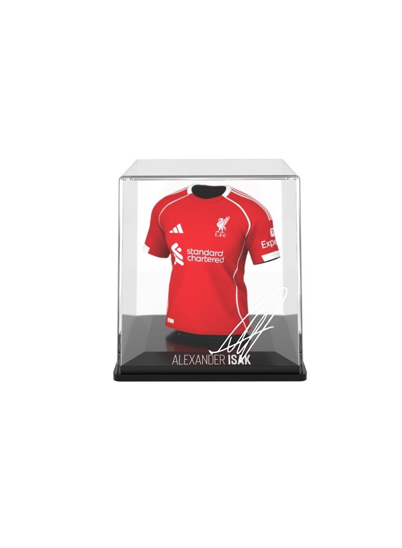 Splink  - Alexander Isak  ( Liverpool ) - Home 25/26 Jersey Display Case, Official Licensed Collectible - Image 1